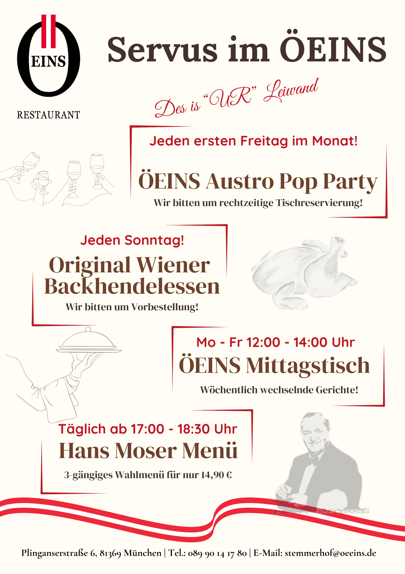 Poster für die Veranstaltung 'Bei uns is immer was los!'